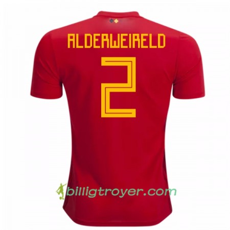 Billige Fotballdrakter Belgia Alderweireld 2 VM 2018 Hjemmedraktsett